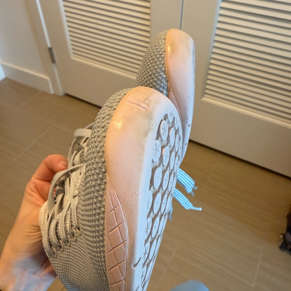 NOBULL Women's Gray and Pink Trainers, lifting athletic gym sneaker shoes - Picture 14 of 14